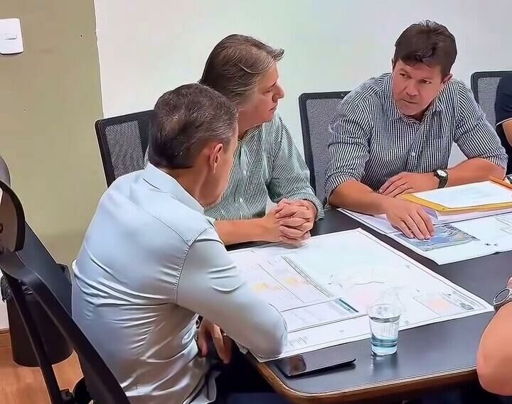 Imagem de compartilhamento para o artigo Obras da Rodovia MS-135 são temas de reunião do Prefeito Delegado Cleverson com o governo do Estado da MS Todo dia